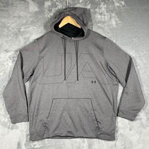 Under Armour UA ColdGear Loose Fit Hoodie Gray XXL Performance
